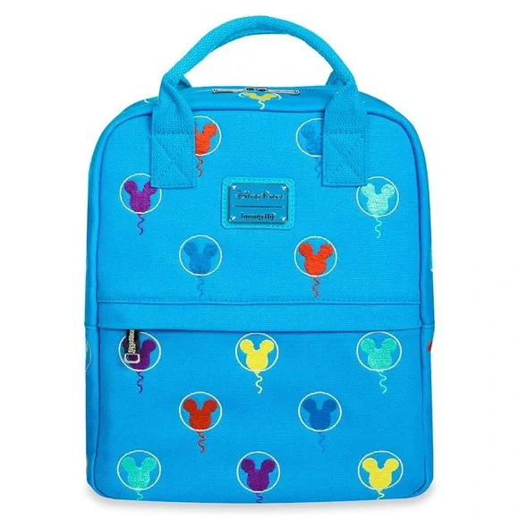 Loungefly Disney Parks Balloons Backpack Blue - Picture 1 of 11
